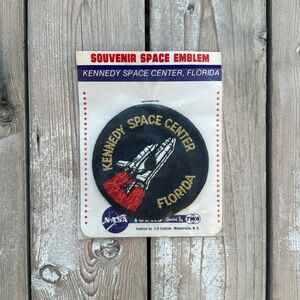 Vintage Kennedy Space Center Florida Iron on Patch
